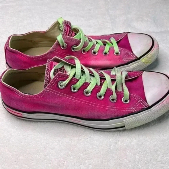 Converse All Stars rare ombré pink solar changing size 9 sneakers. - Picture 1 of 5